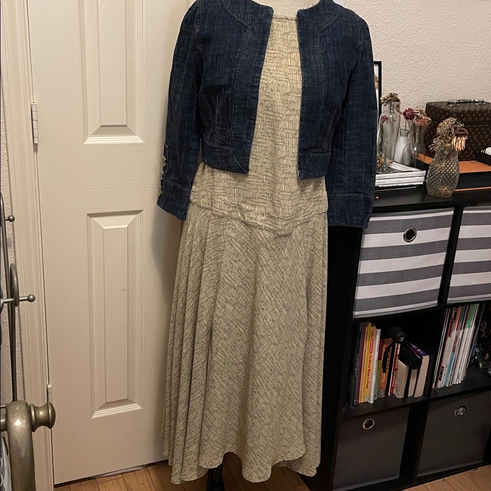 Prologue Beige and gray High Low Dress. Closet clearout no returns.